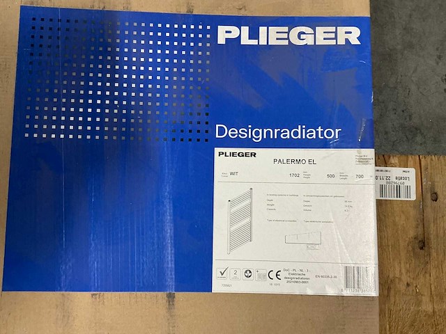 Plieger palermo el designradiator 500x1702mm (2x) - afbeelding 3 van  4