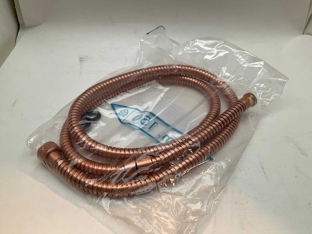 Plieger roma geborsteld koper doucheslang - afbeelding 2 van  3