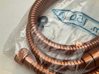 Plieger roma geborsteld koper doucheslang - afbeelding 3 van  3