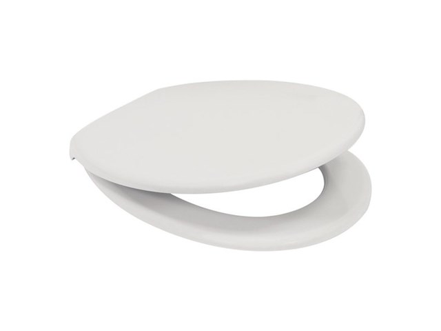 Plieger rondo toiletbril universeel wit - afbeelding 1 van  3