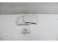 Plieger rondo toiletbril universeel wit - afbeelding 2 van  3