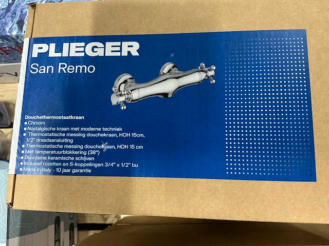 Plieger san remo douchethermostaatkraan (4x) - afbeelding 1 van  5