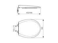 Plieger toiletzitting met deksel, soft-close (5x) - afbeelding 2 van  4