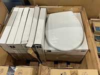 Plieger toiletzitting met deksel, soft-close (5x) - afbeelding 3 van  4