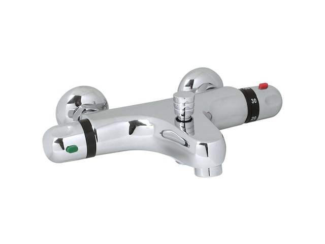 Plieger verano badkraan thermostaatkraan thermostatische badkraan 15 cm chroom - afbeelding 1 van  1