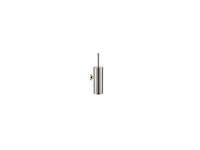 Plieger vigo toiletborstelhouder wandbevestiging 38 cm geborsteld chroom - afbeelding 1 van  3