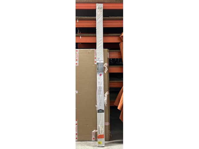 Plisséhor deur 50x240 cm, livn, wit - afbeelding 1 van  3