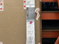 Plisséhor deur 50x240 cm, livn, wit - afbeelding 1 van  3
