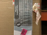 Plisséhor deur 50x240 cm, livn, wit - afbeelding 2 van  3