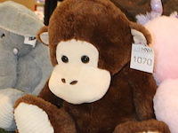 Pluche aap jollyplush lengte circa 65 cm. - afbeelding 2 van  2