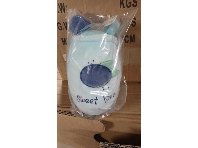 Pluche bubble thea licht blauw 1x in kr 3 - afbeelding 2 van  3