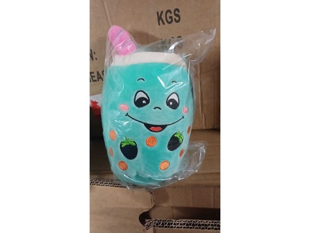 Pluche bubble thea mint groen 1x in kr 3 - afbeelding 2 van  3