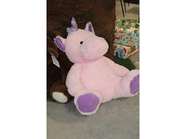 Pluche eenhoorn jollyplush lengte circa 65 cm. - afbeelding 2 van  2