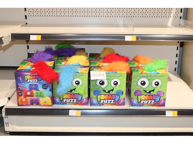 Pluche en play freakyfuzz in box, 12 stuks. - afbeelding 1 van  2