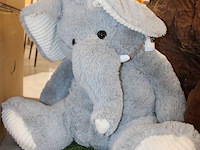 Pluche olifant jollyplush lengte circa 65 cm. - afbeelding 2 van  2