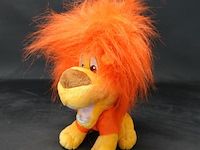 Pluche oranje leeuw - afbeelding 1 van  3