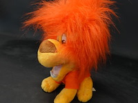 Pluche oranje leeuw - afbeelding 2 van  3