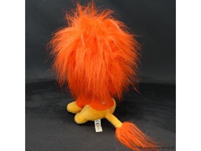 Pluche oranje leeuw - afbeelding 3 van  3