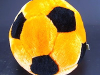 Pluchen oranje bal - afbeelding 1 van  3