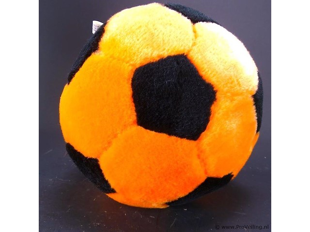 Pluchen oranje bal - afbeelding 3 van  3
