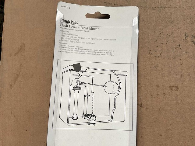 Plumb pak flush lever (115x) - afbeelding 3 van  6