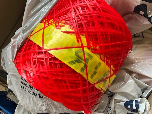 Plymouth plyage red warning mesh (25x) - afbeelding 3 van  5