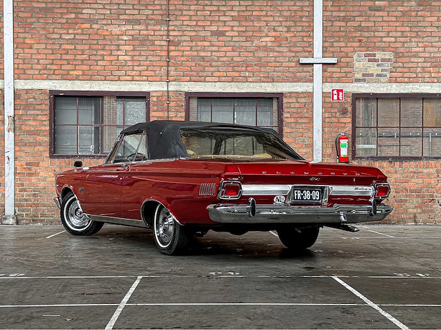 Plymouth satellite m1 cabriolet 265pk 1965, fr-38-09 - afbeelding 24 van  86