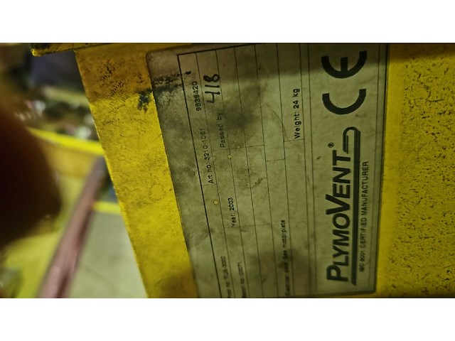 Plymovent - 2003 - fua-3000 - lasdampafzuiginstallatie - afbeelding 3 van  7