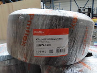 Pmflex - icta 3422 3 ø 20mm - h1z2z2-k 2x6 - rol voorbedrade flexbuis 100m (2x) - afbeelding 1 van  1