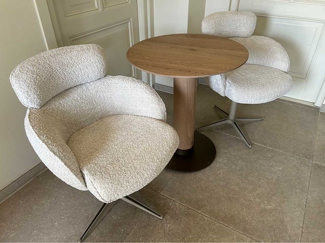 Pmp furniture eetkamerstoel diana beige (4x) - afbeelding 4 van  9