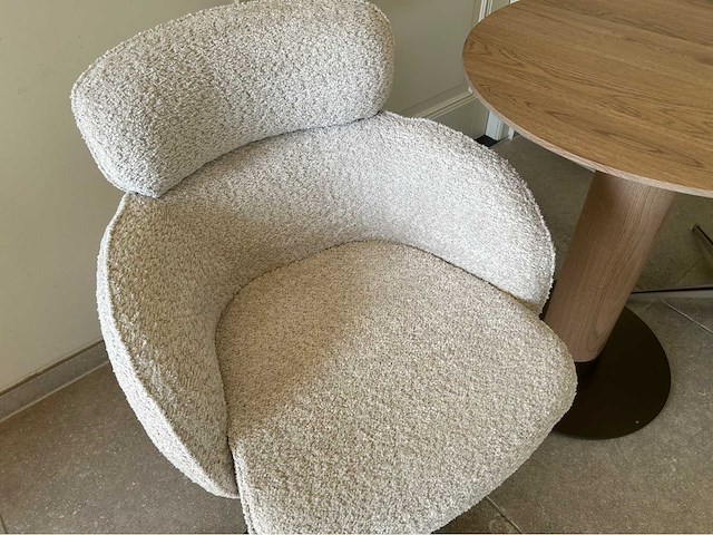 Pmp furniture eetkamerstoel diana beige (4x) - afbeelding 6 van  9
