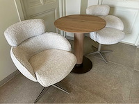 Pmp furniture eetkamerstoel diana beige (4x) - afbeelding 3 van  8