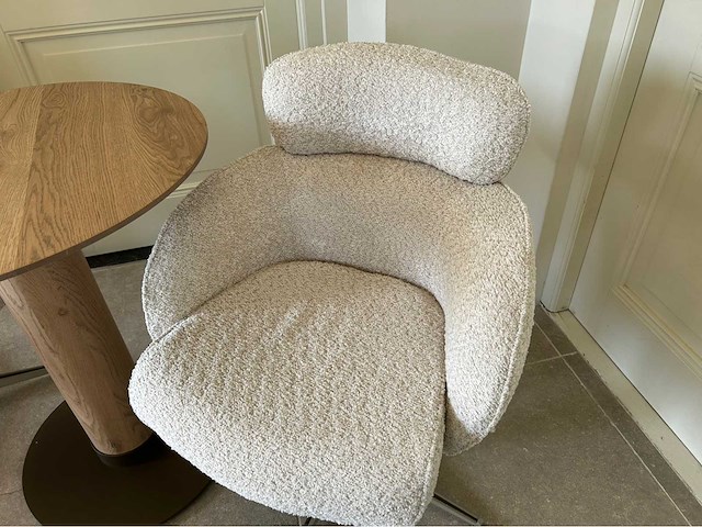 Pmp furniture eetkamerstoel diana beige (4x) - afbeelding 7 van  8