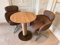 Pmp furniture eetkamerstoel diana chocolate (4x) - afbeelding 2 van  9