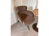 Pmp furniture eetkamerstoel diana chocolate (4x) - afbeelding 4 van  9