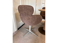 Pmp furniture eetkamerstoel diana chocolate (4x) - afbeelding 7 van  9