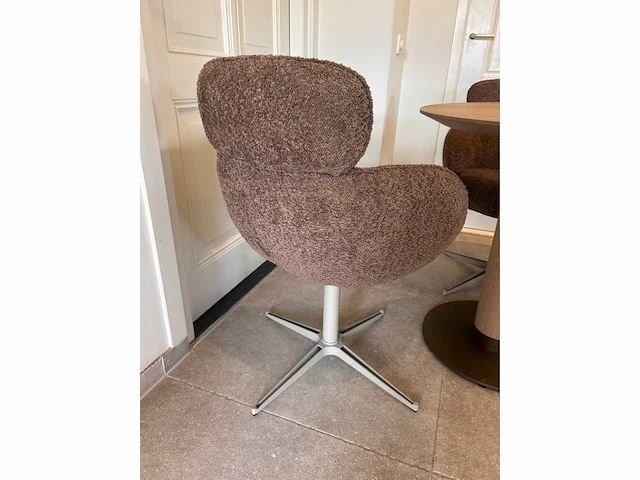 Pmp furniture eetkamerstoel diana chocolate (4x) - afbeelding 7 van  9