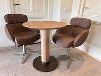 Pmp furniture eetkamerstoel diana chocolate (4x)