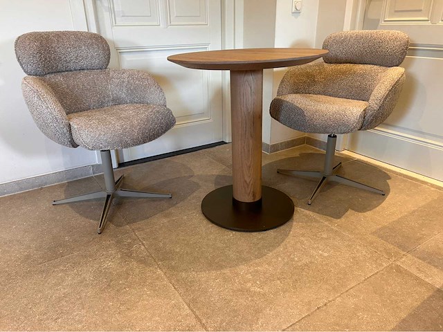 Pmp furniture eetkamerstoel diana khaki (4x) - afbeelding 1 van  7