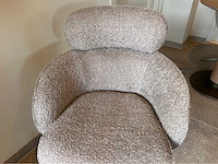 Pmp furniture eetkamerstoel diana khaki (4x) - afbeelding 3 van  7