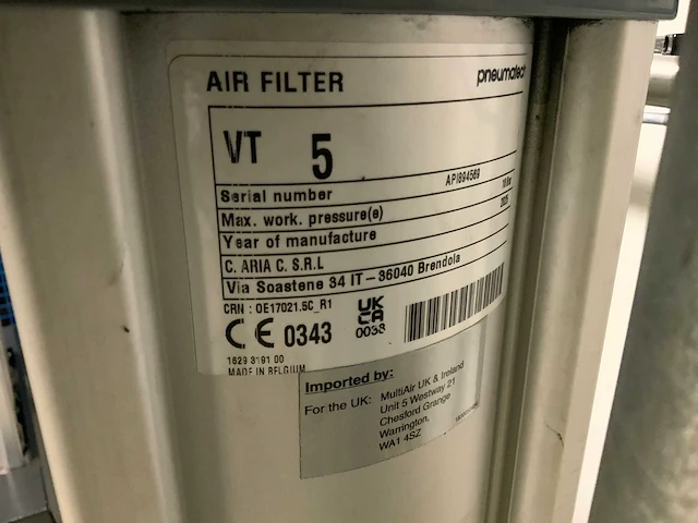 Pneumatech alup perslucht behandel installatie - afbeelding 3 van  16