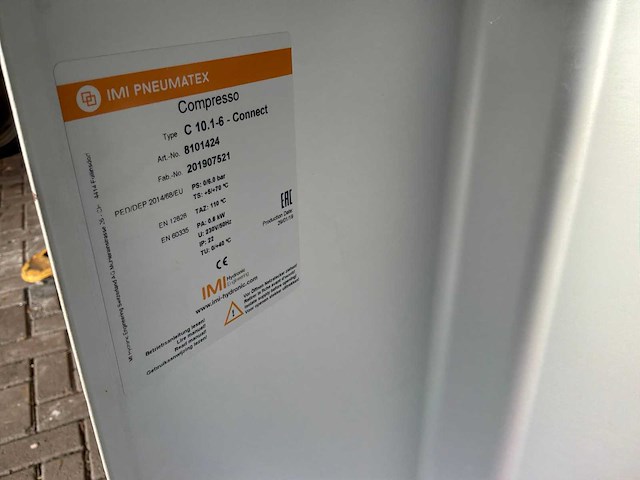 Pneumatex c 10.1-6 luchtcompressor - afbeelding 4 van  6