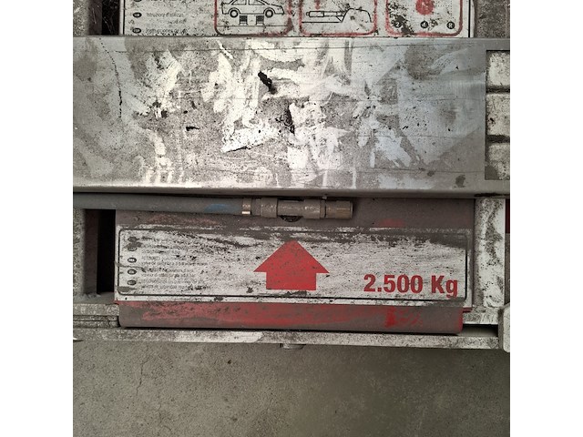 Pneumatische hefbrug, 2500 kilo astra, minilift - afbeelding 4 van  9