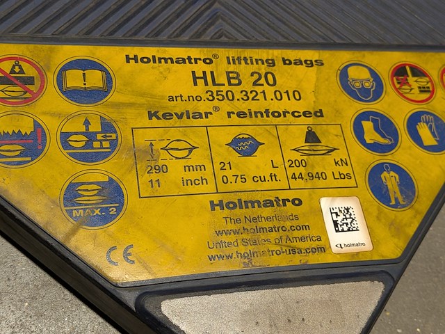 Pneumatische hefset, holmatro - afbeelding 16 van  17