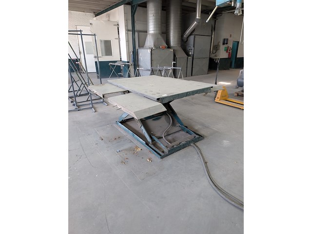 Pneumatische heftafel, max 2800 kilo - afbeelding 1 van  12