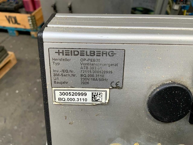 Pneumatische klepbediening testopstgelling apparaat (8x) - afbeelding 3 van  4