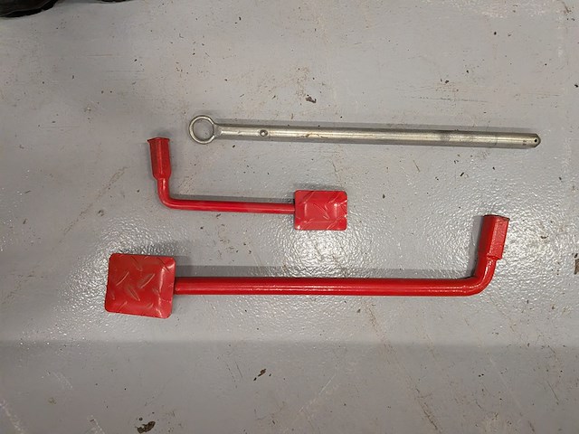 Pneumatische motor heftafel powerplus, max 500 kilo - afbeelding 7 van  15