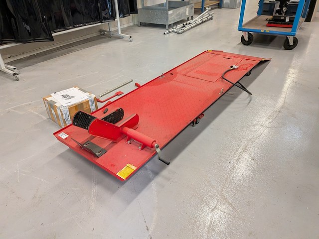 Pneumatische motor heftafel powerplus, max 500 kilo - afbeelding 8 van  15