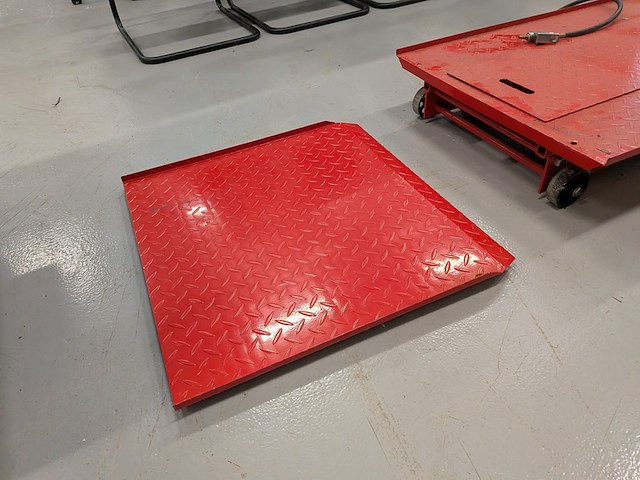 Pneumatische motor heftafel powerplus, max 500 kilo - afbeelding 12 van  15