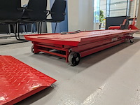 Pneumatische motor heftafel powerplus, max 500 kilo - afbeelding 13 van  15